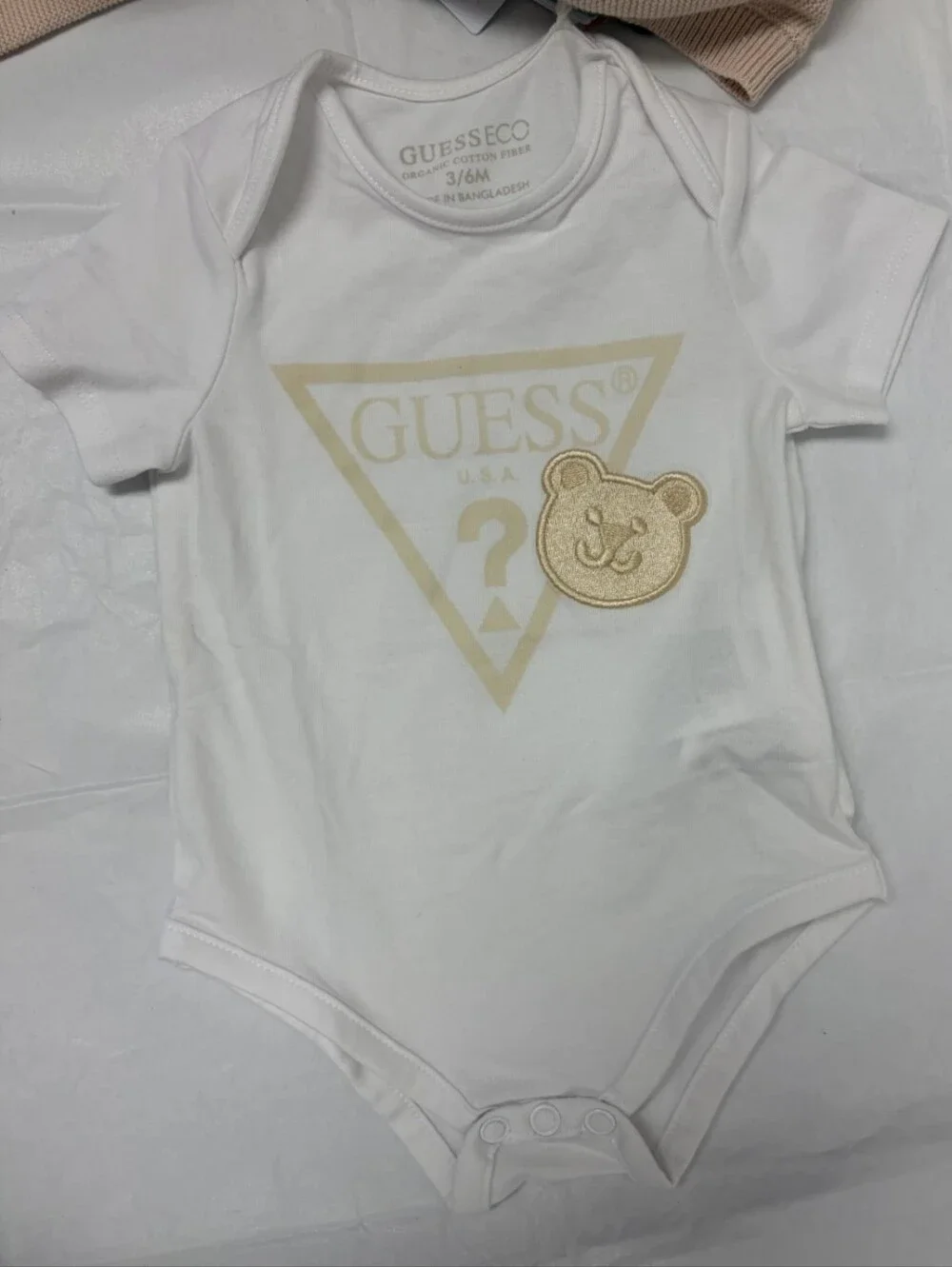 Three- Piece Guess Baby Set Size 3/6 M #858